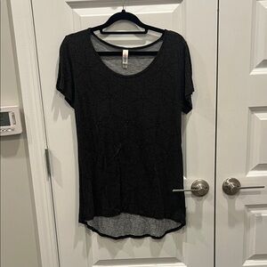 LuLaRoe Black Short Sleeve Tee